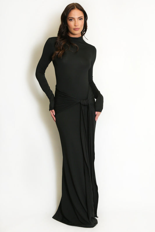 Front Tie Maxi Dress
