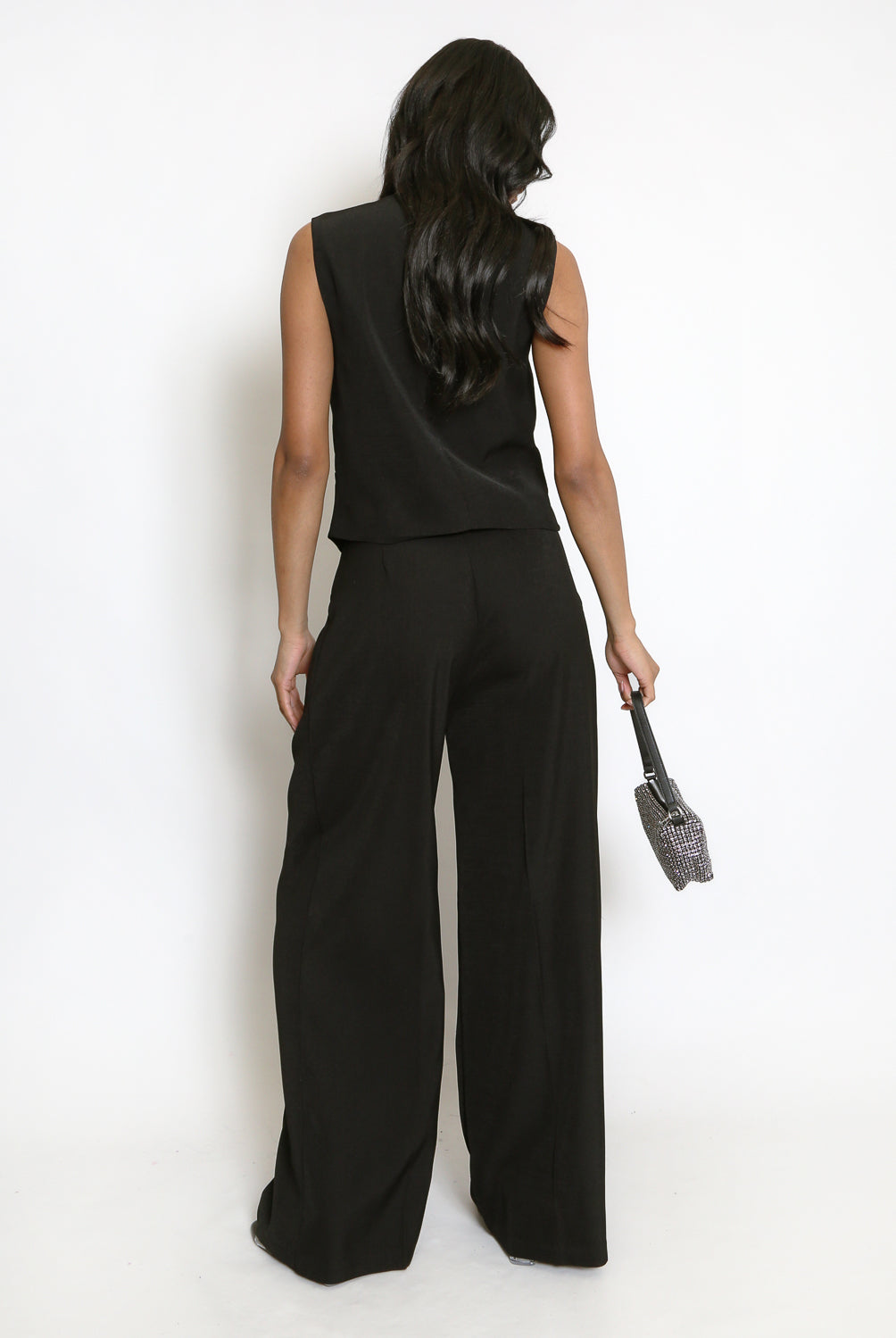 Tailored Wide Leg Trouser