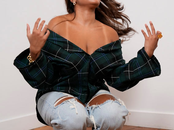 Lana Green Plaid