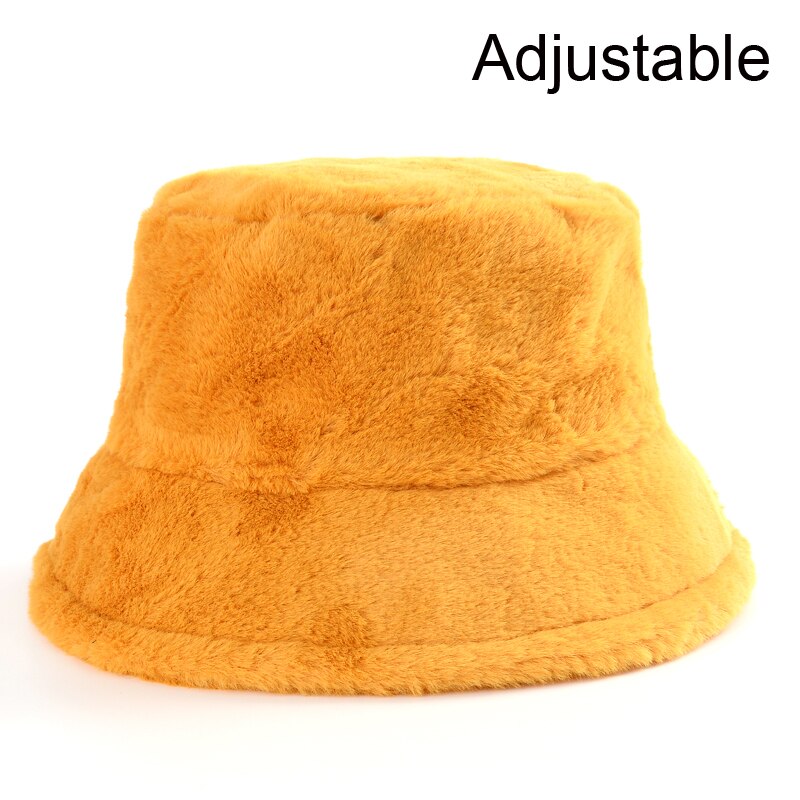 Winter Faux Fur Bucket Hat