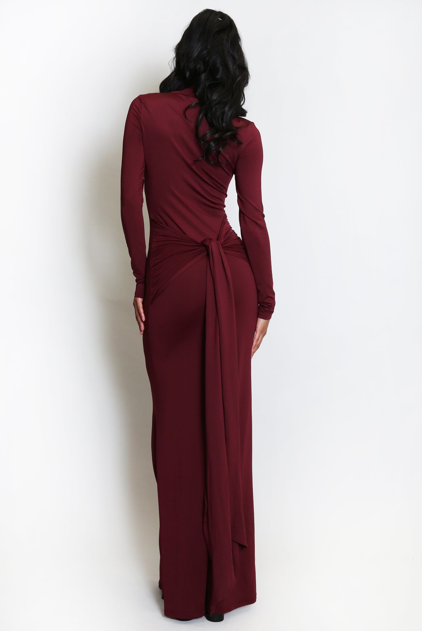 Front Tie Maxi Dress