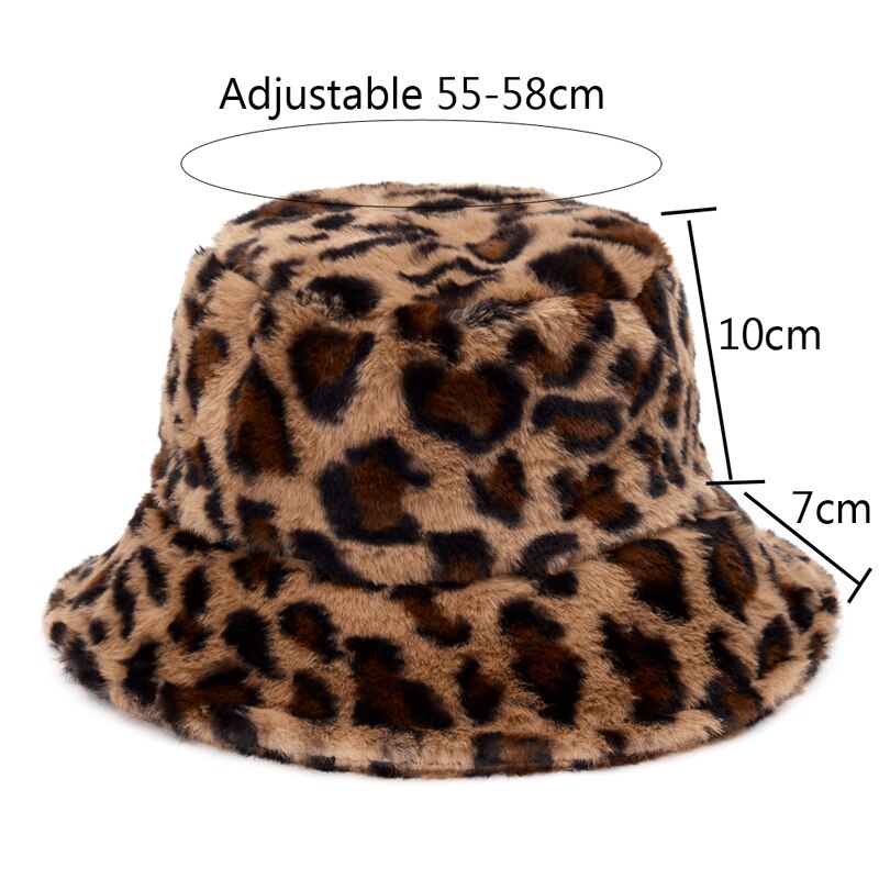 Winter Faux Fur Bucket Hat