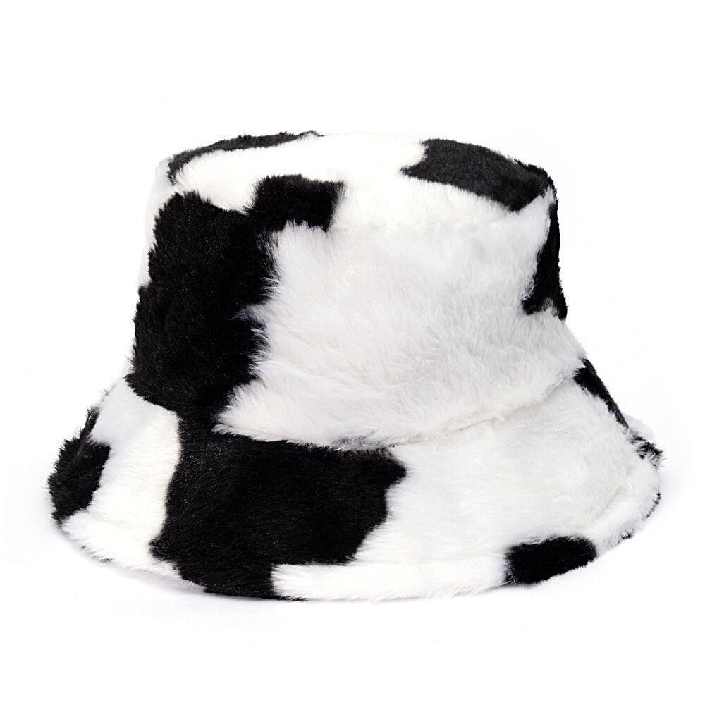 Winter Faux Fur Bucket Hat