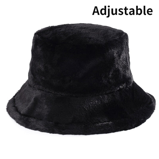 Winter Faux Fur Bucket Hat